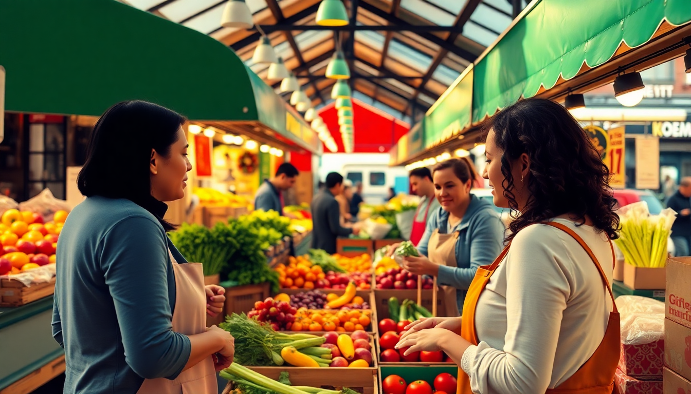 Borough Market Food Stalls Support Local Families with Fresh Produce - London good news story