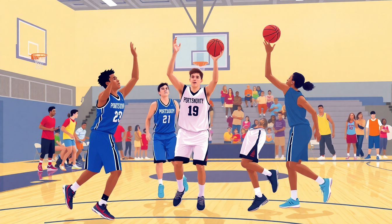 Portsmouth Boys Basketball Team Claim Decisive Win Against Tolman