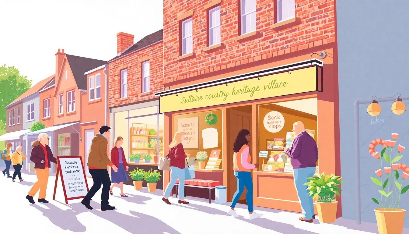 Saltaire Heritage Village Supports Local Business Initiative - Bradford good news story