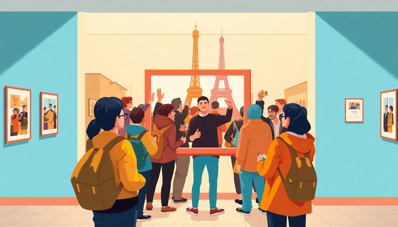 Activists Display Arrest Photo in Paris Gallery