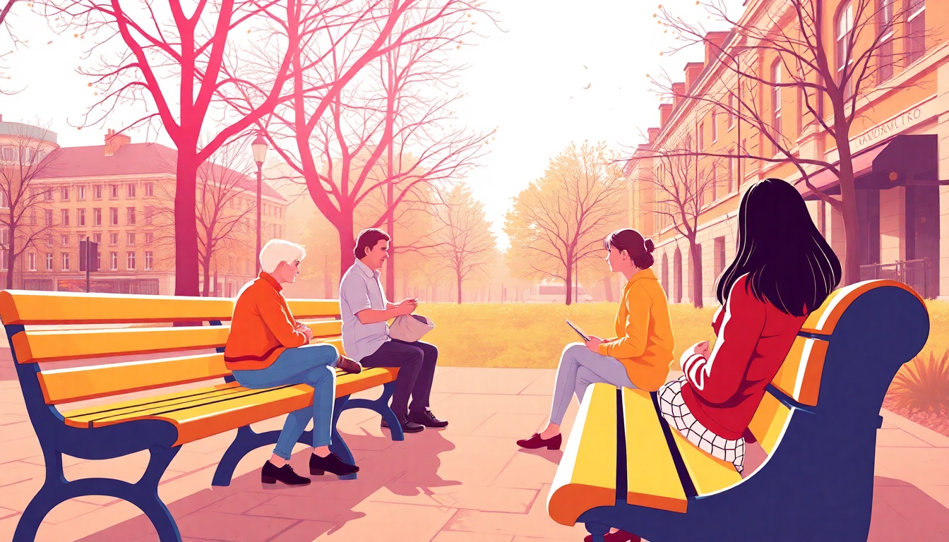 English Heritage Introduces Bonding Benches to Combat Isolation