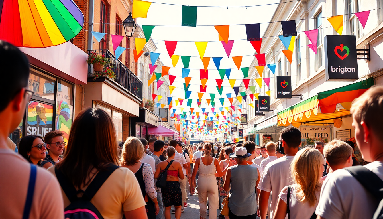 Pride Festival Celebrated in Brighton with Arts and Culture Focus