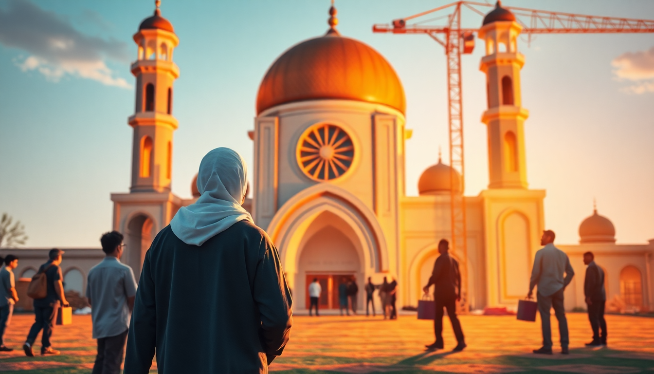 Worcester Mosque Prepares for Ramadan Amid Construction